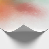 モダン抽象芸術アーエレガントカラフルデザイン ラッピングペーパー (角)