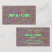 モダン抽象芸術アーエレガントテンプレートプロフェッショナル 名刺 (正面/裏面)