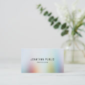 モダン抽象芸術アーエレガントプロフェッショナルテンプレート 名刺 (スタンド正面)