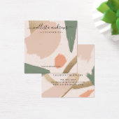 モダン抽象芸術アーストーン金ゴールドイヤリングディスプレイ (デスク)