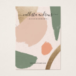 モダン抽象芸術アーストーン金ゴールドネックレスディスプレイ