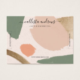 モダン抽象芸術アーストーン金ゴールドブレスレット表示