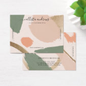 モダン抽象芸術アーストーン金ゴールドブレスレット表示 (デスク)