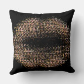 モダン抽象芸術アートの唇#18 クッション (裏面)