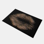 モダン抽象芸術アートの唇#18 ドアマット (アングル)