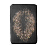 モダン抽象芸術アートの唇#18 バスマット (正面縦)