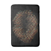 モダン抽象芸術アートの唇#19 バスマット (正面縦)