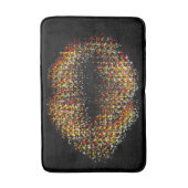 モダン抽象芸術アートの唇#34 バスマット (正面縦)