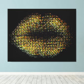 モダン抽象芸術アートの唇#41 キャンバスプリント (インサイチュ (ウッドフロア))