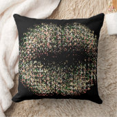 モダン抽象芸術アートの唇#9 クッション (ブランケット)