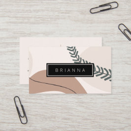 モダン抽象芸術アートアーストーン名刺 名刺