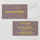 モダン抽象芸術アートエレガントテンプレート 名刺 (正面/裏面)