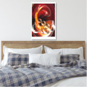 モダン抽象芸術アートセルダールのヒズリ作品 キャンバスプリント (インサイチュ (寝室))