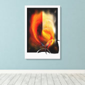 モダン抽象芸術アートセルダールのヒズリ作品 キャンバスプリント (インサイチュ (ウッドフロア))