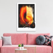 モダン抽象芸術アートセルダールのヒズリ作品 キャンバスプリント (インサイチュ (リビング))