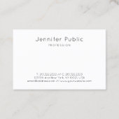 モダン抽象芸術アートテンプレートエレガントプロフェッショナル 名刺 (裏面)