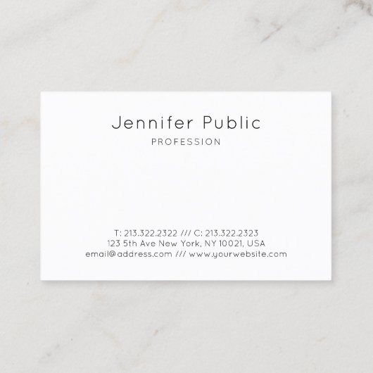 モダン抽象芸術アートテンプレートエレガントプロフェッショナル 名刺 (裏面)