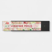 モダン抽象芸術アートトレンディーエレガントテンプレート サインプレート (正面)