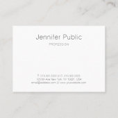 モダン抽象芸術アートプロフェッショナルエレガントテンプレート 名刺 (裏面)