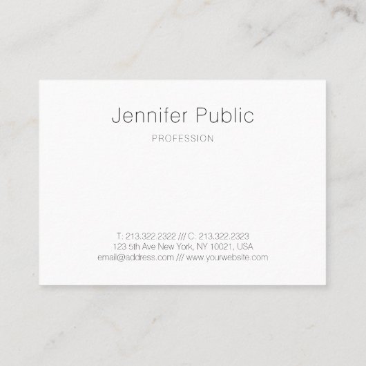 モダン抽象芸術アートプロフェッショナルエレガントテンプレート 名刺 (裏面)