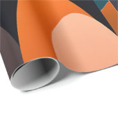 モダン抽象芸術アートラッピング紙 ラッピングペーパー (ロールコーナー)