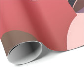 モダン抽象芸術アートラッピング紙 ラッピングペーパー (ロールコーナー)