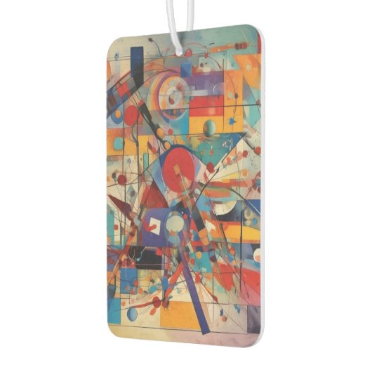 モダン抽象芸術アートワーク カーエアーフレッシュナー (左)