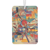 モダン抽象芸術アートワーク カーエアーフレッシュナー (裏面)