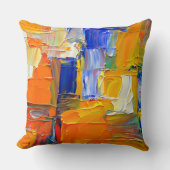 モダン抽象芸術アートワーク クッション (正面)