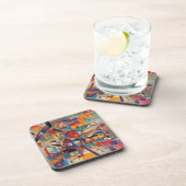 モダン抽象芸術アートワーク コースター (右側)