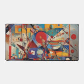 モダン抽象芸術アートワーク デスクマット (正面)