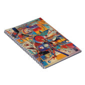 モダン抽象芸術アートワーク ノートブック (右側)