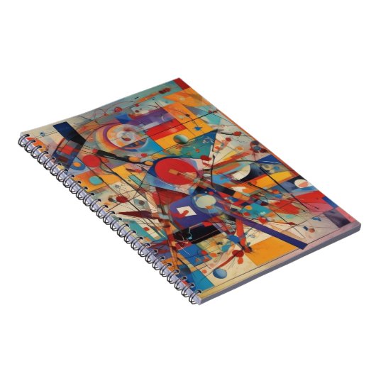 モダン抽象芸術アートワーク ノートブック (右側)