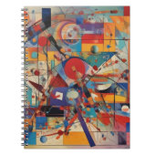 モダン抽象芸術アートワーク ノートブック (正面)