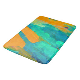 モダン抽象芸術アートワーク バスマット