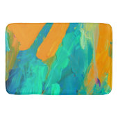 モダン抽象芸術アートワーク バスマット (正面)