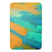 モダン抽象芸術アートワーク バスマット (正面縦)