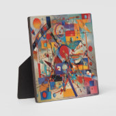 モダン抽象芸術アートワーク フォトプラーク (正面)