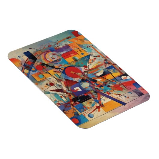 モダン抽象芸術アートワーク マグネット (右側)