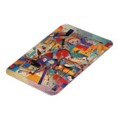 モダン抽象芸術アートワーク マグネット (左側)