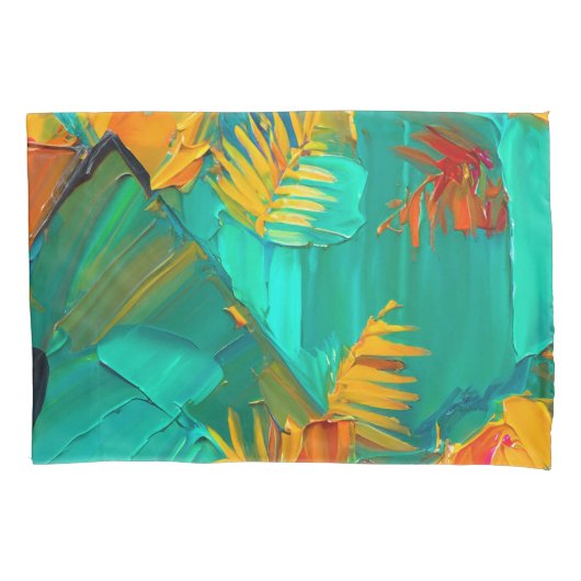 モダン抽象芸術アートワーク 枕カバー (正面)