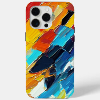 モダン抽象芸術アートワーク iPhone 15 PRO MAXケース