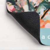 モダン抽象芸術アート水彩フローラパーソナライズされた マウスパッド (コーナー)