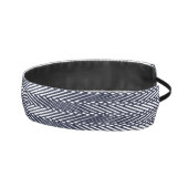 モダン抽象芸術アート白黒ストライプ素晴らしいトリップ（幻覚体験）のような アスレチックヘッドバンド (右)