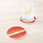 モダン抽象芸術アート – ロスコスタイル コースター (側面)