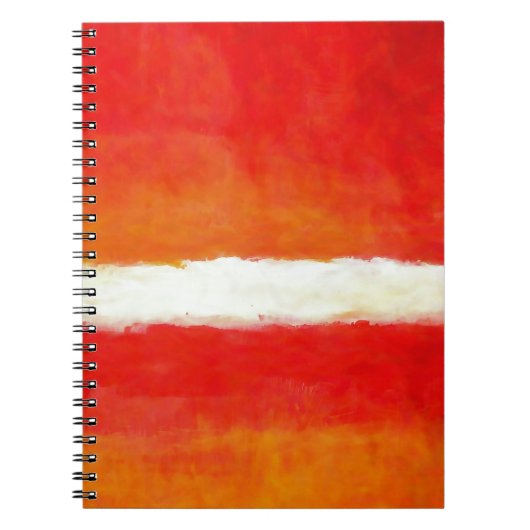 モダン抽象芸術アート – ロスコスタイル ノートブック (正面)