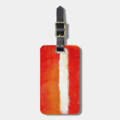 モダン抽象芸術アート – ロスコスタイル ラゲッジタグ (正面縦)