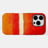 モダン抽象芸術アート – ロスコスタイル Case-Mate iPhoneケース (裏面 (横))