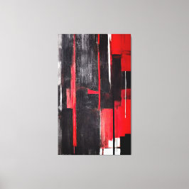 モダン抽象芸術アート – Aggressive 002 キャンバスプリント