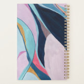 モダン抽象芸術アーパーソナライズされたプランナー プランナー手帳 (裏面)